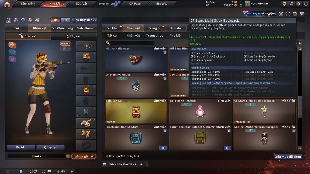 shop acc cf uy tin gia re